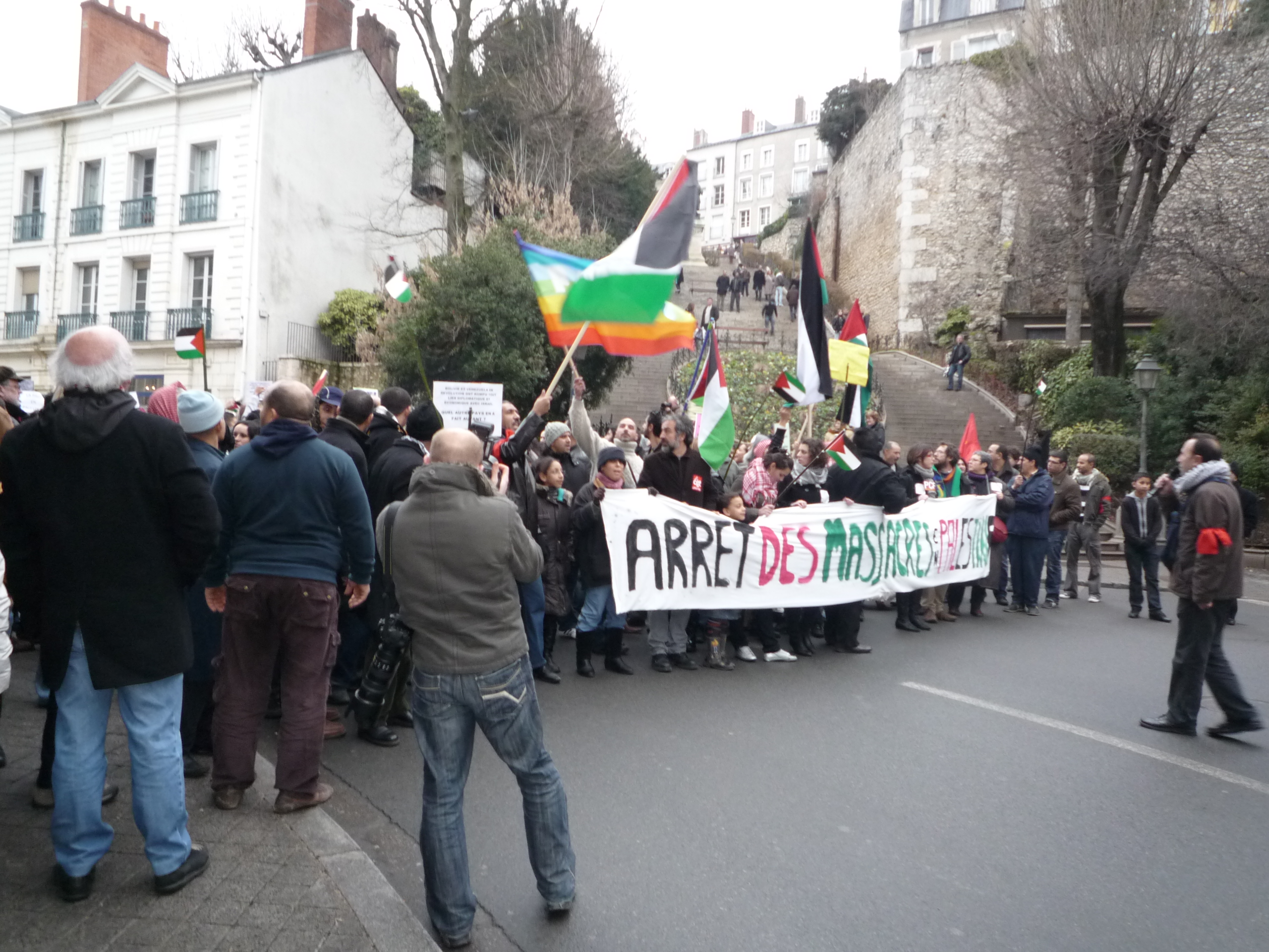 Manif contre l'opération "plomb durci" à Gaza